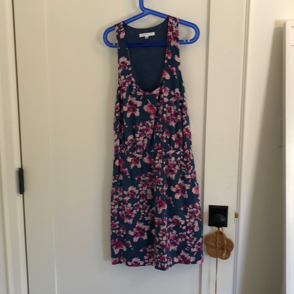 Purple and pink flower dress